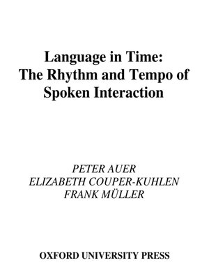 cover image of Language in Time